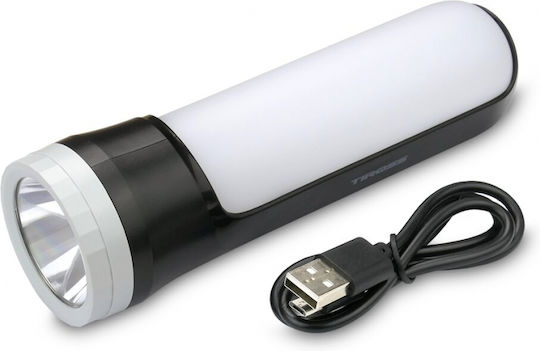 Tiross Wiederaufladbare LED-Taschenlampe 1W LED COB TS1857