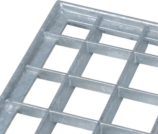 Vidaxl Silver Screen 60 X 40 X 2 Cm Galvanized Steel Cold Dipped