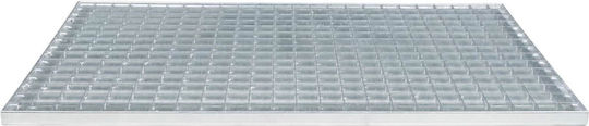Vidaxl Silver Screen 80 X 50 X 2 Cm Galvanized Steel Cold Dipped