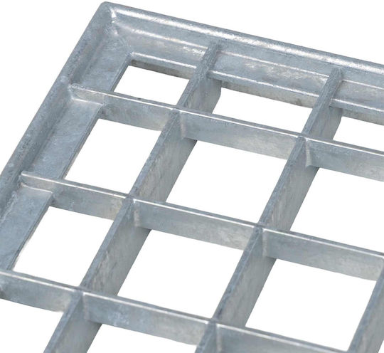 Vidaxl Silver Screen 60 X 60 X 2 Cm Galvanized Steel Cold Dipped