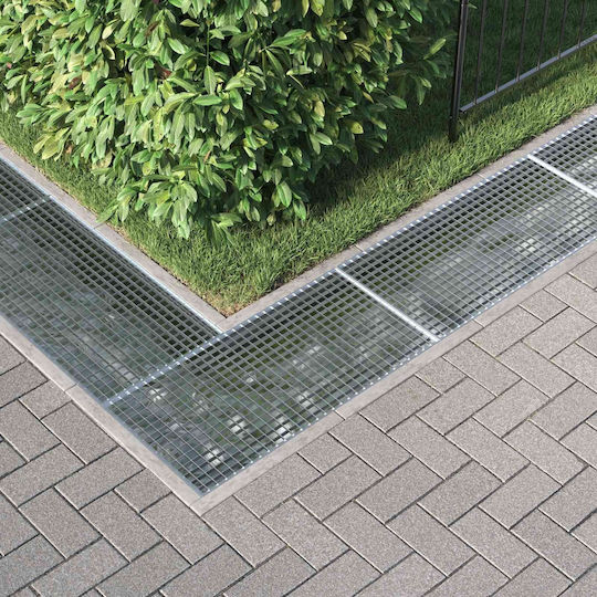 Vidaxl Silver Screen 100 X 50 X 2 Cm Galvanized Steel Cold Dipped