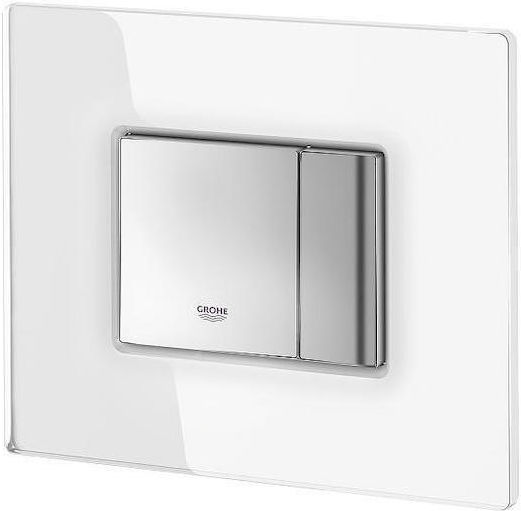 Grohe Skate Cosmopolitan Πλακέτα για Καζανάκια Διπλής Λειτουργίας Chrome/da Vinci Satin