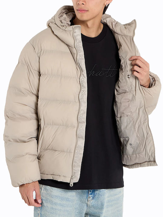 Nylon Jacket Puffer Khaki