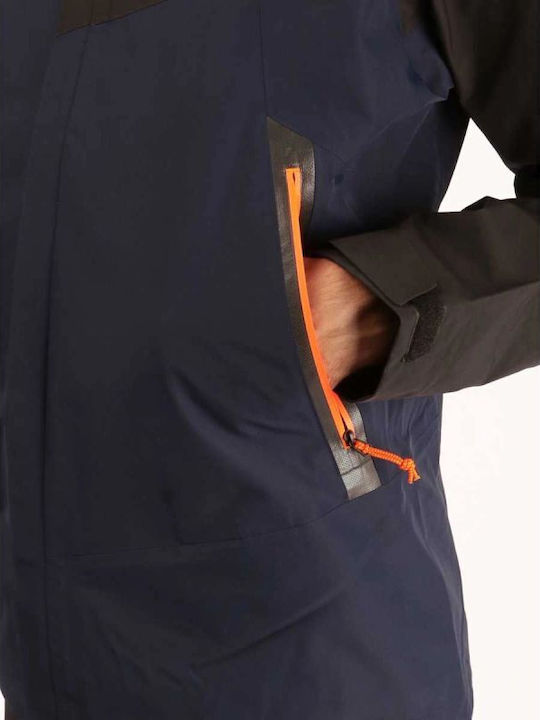 Moiazza Herren Jacken Hardshell Wasserdicht und Winddicht Schwarz