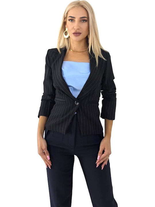 Kurz Damen Blazer Black