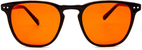 Filter Optix Premium Blue Light Glasses Yama Black Orange Lens