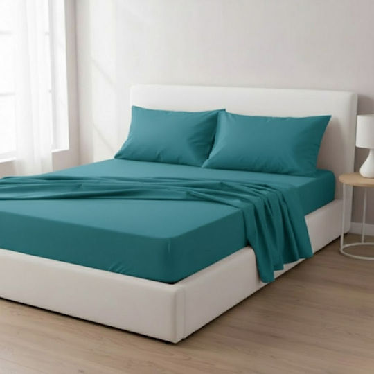 Olia Home Set Übergröße 4Stück 220x260cm Petrol Olia Home Set Übergröße 4Stück 220x260cm Petrol
