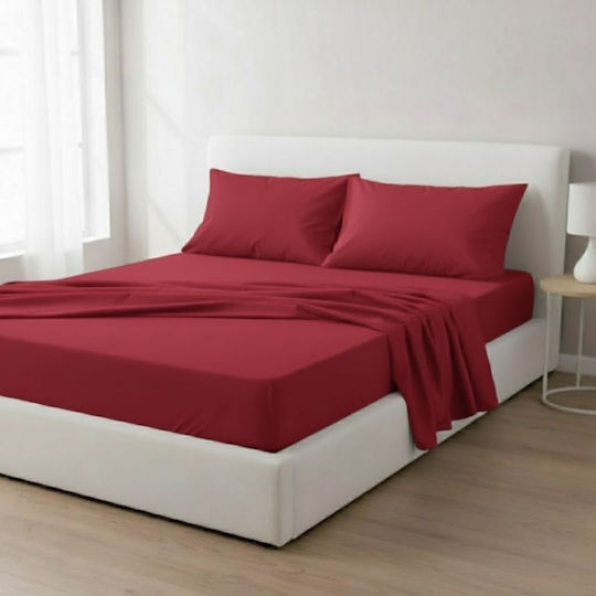 Olia Home Set Übergröße 4Stück 220x260cm Red Olia Home Set Übergröße 4Stück 220x260cm Red