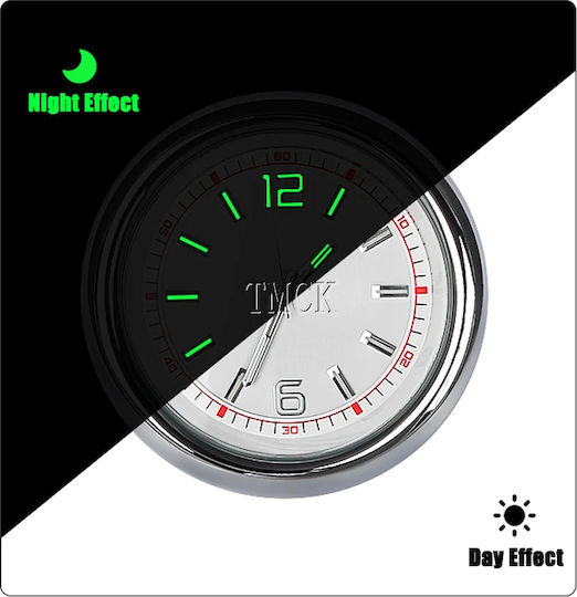 Quartz Clock Central Console Mercedes Glc X253 2015–2023 Abs+Quartz Black Aif353