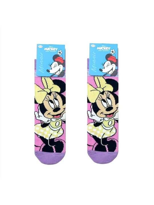 Disney Kids' Socks Minnie Colorful 3 Pairs