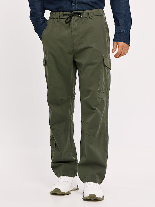 Men's Cargo Khaki Trousers