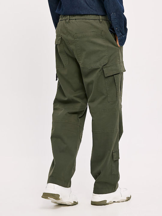 Men's Cargo Khaki Trousers