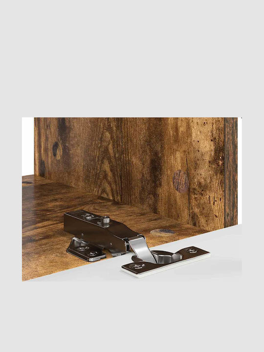 Living Room TV Unit Smoked Oak L60xW31xH29.5cm