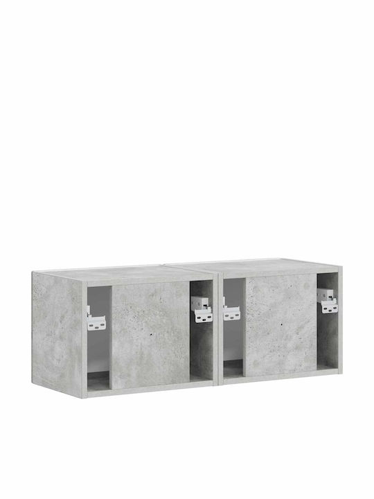 Living Room TV Unit Concrete L60xW31xH29.5cm