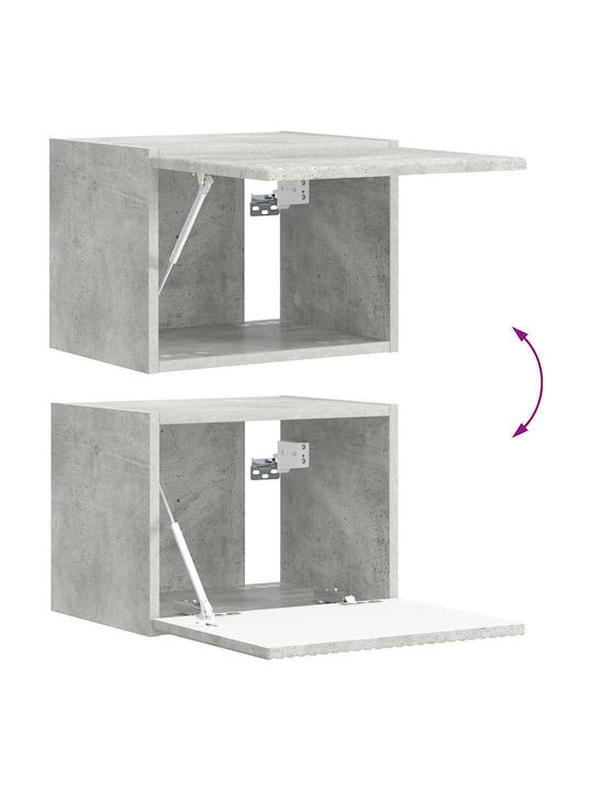 Living Room TV Unit Concrete L60xW31xH29.5cm