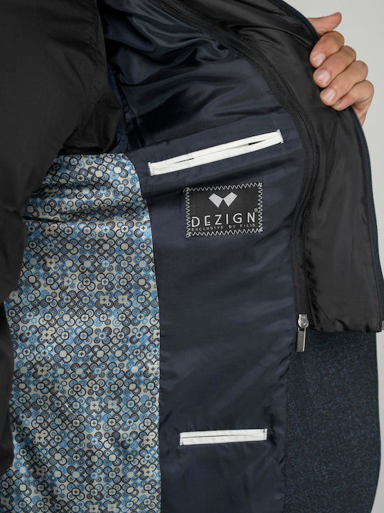 Men's Vest Slim Fit Dark Blue