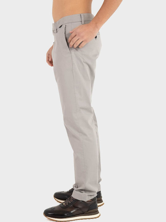Hose Elastisch in Schlanker Passform Light Grey