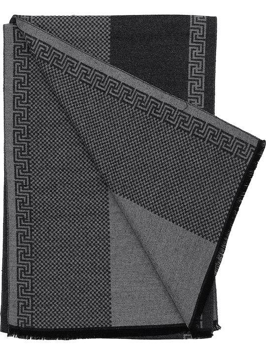 Men's Wool Scarf Gray