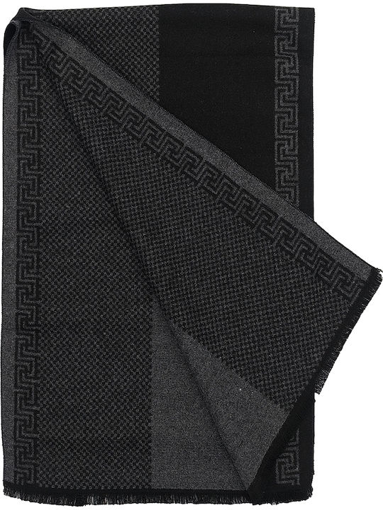 Men's Wool Scarf Black