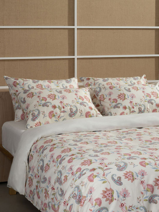 Sunshine Плик за Завивка Памучен Кинг Сайз 230x250 Cotton Feelings 2068 Ecru