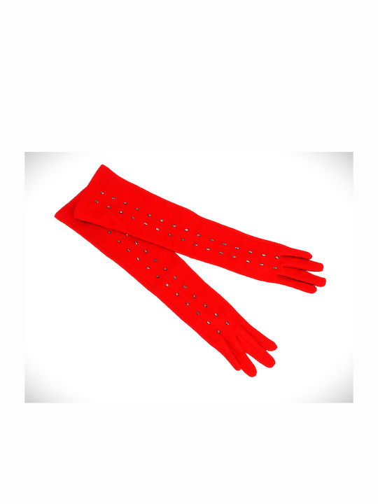 Rot Wolle Handschuhe