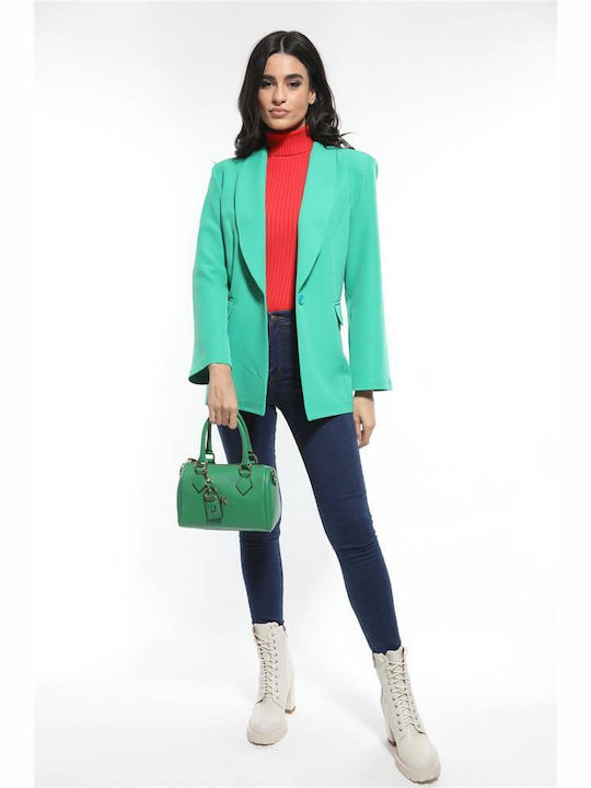 Chris Lung Blazer pentru femei Sacou Verde