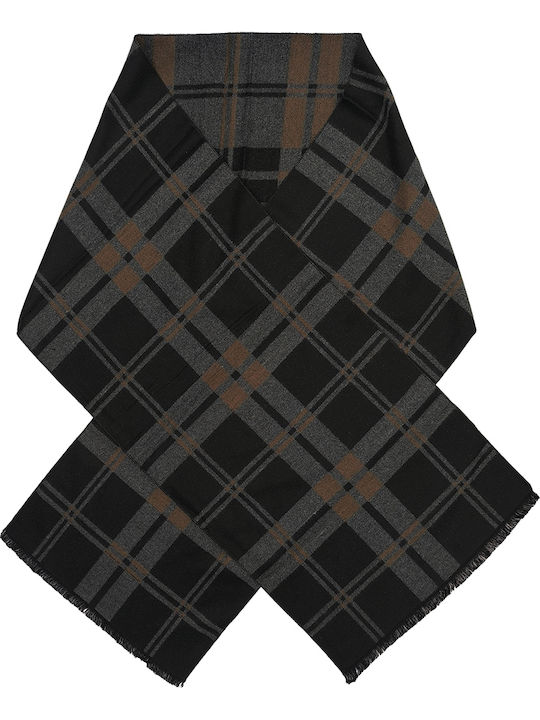 Men's Wool Scarf Black
