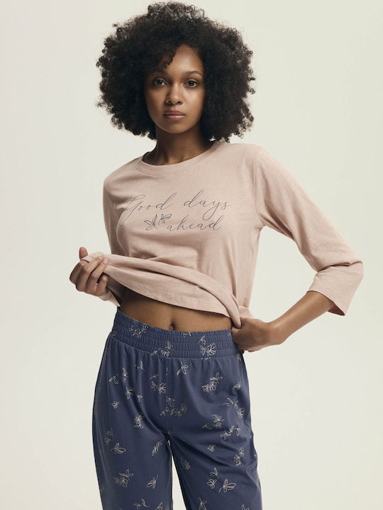 Henderson Winter Damen Pyjama-Set Pink