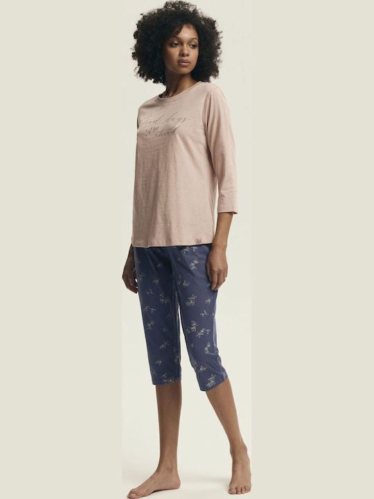 Henderson Winter Damen Pyjama-Set Pink