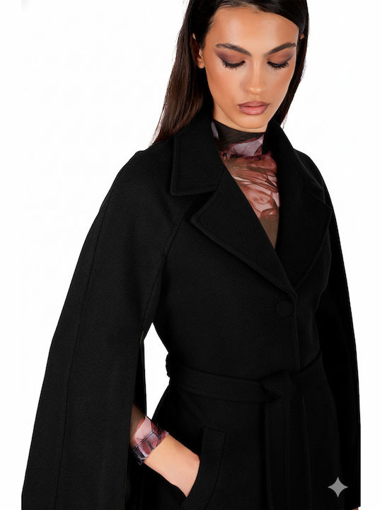 Women's Black Cape