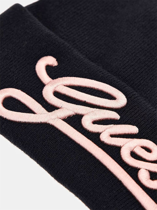 Beanie Beanie Knitted in Black color