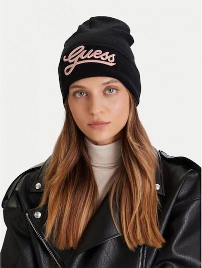 Beanie Feminin Căciulă Tricotat în culoarea Negru