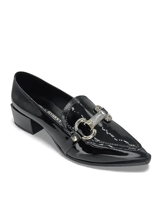 Leder Pumps Schwarz