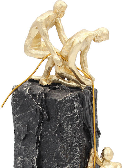 Polyresin Tischdekoration 12x8x27 cm Schwarz Gold Keskor 72331 Polyresin Tischdekoration 12x8x27 cm Schwarz Gold Keskor 72331
