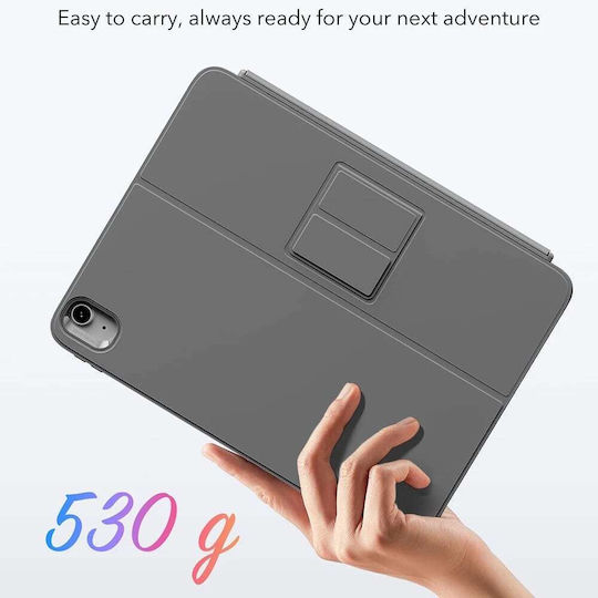 ESR Flex Flip Cover με Πληκτρολόγιο Γκρι (iPad 10 (2022), iPad 11 (2025))