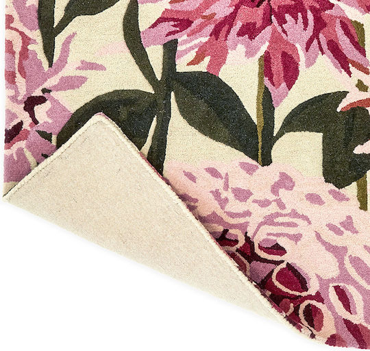 Harlequin Handmade Rug Rectangular Wool Fuchsia Palm