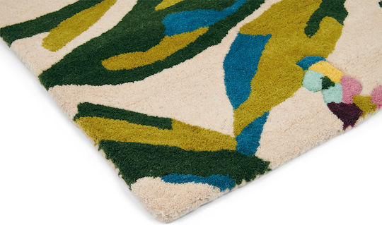 Harlequin Handmade Rug Rectangular Wool Fuchsia