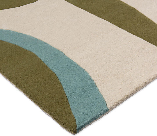 Harlequin Χειροποίητο Χαλί Ορθογώνιο Green-white 200x280cm