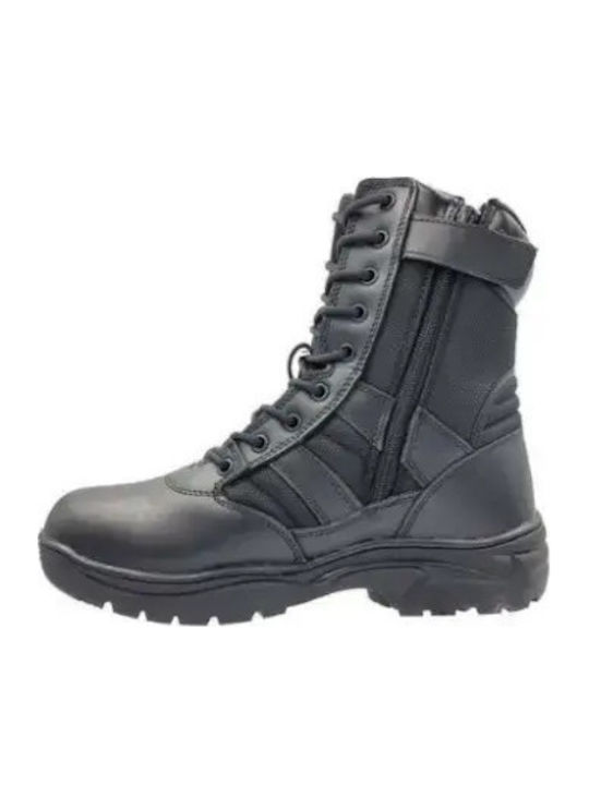Leather Black Boots Waterproof