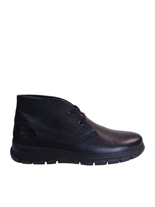 Leather Men's Boots Black