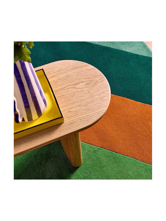Harlequin Handgefertigt Teppich Rechteckig Wolle Emerald/amber