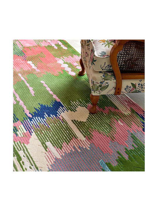 Harlequin Handgefertigt Teppich Rechteckig Wolle Green-multi