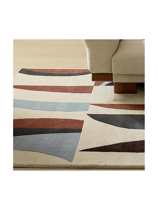 Harlequin Χειροποίητο Χαλί Ορθογώνιο Μάλλινο Walnut-white 140x200cm