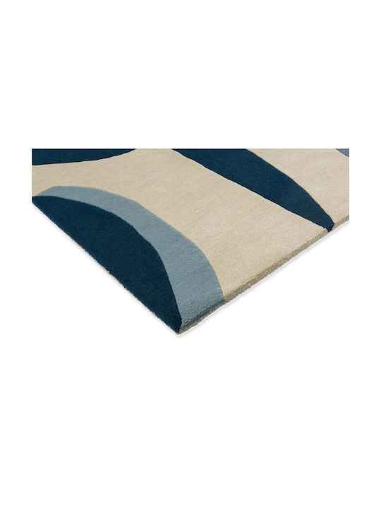 Harlequin Handgefertigt Teppich Rechteckig Wolle Sky/cornflower