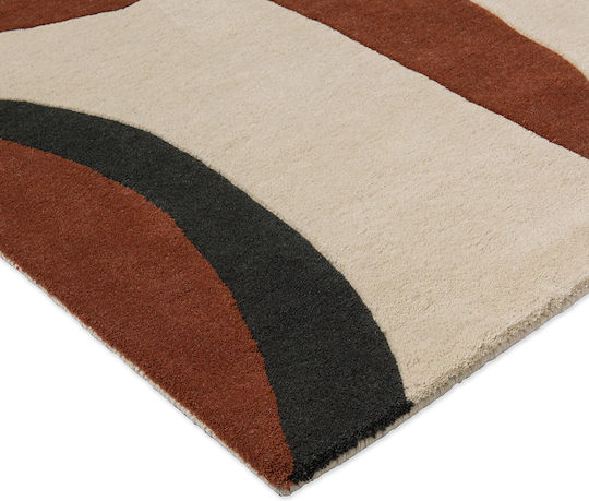 Harlequin Χειροποίητο Χαλί Ορθογώνιο Μάλλινο Walnut-white 140x200cm