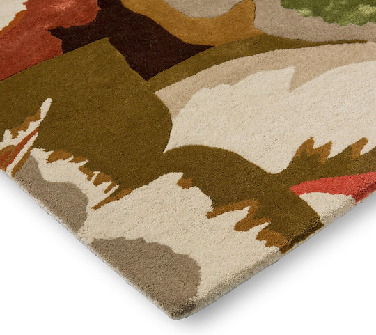 Harlequin Χειροποίητο Χαλί Ορθογώνιο Μάλλινο Beige-rust 140x200cm