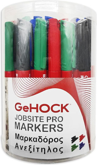 GeHock Ανεξίτηλος Μαρκαδόρος Μαύρος 1mm