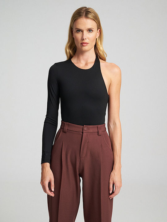 Women's Mahina Bodysuit Black Mind Matter Mml25-02-01-020