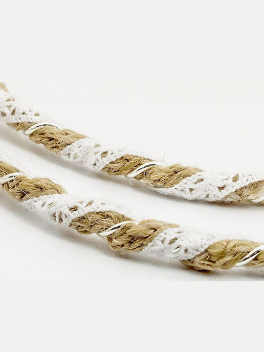 Handmade Wedding Crowns Canvas Silver Touche