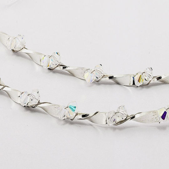 Χειροποίητα Στέφανα Γάμου Silver Diamond